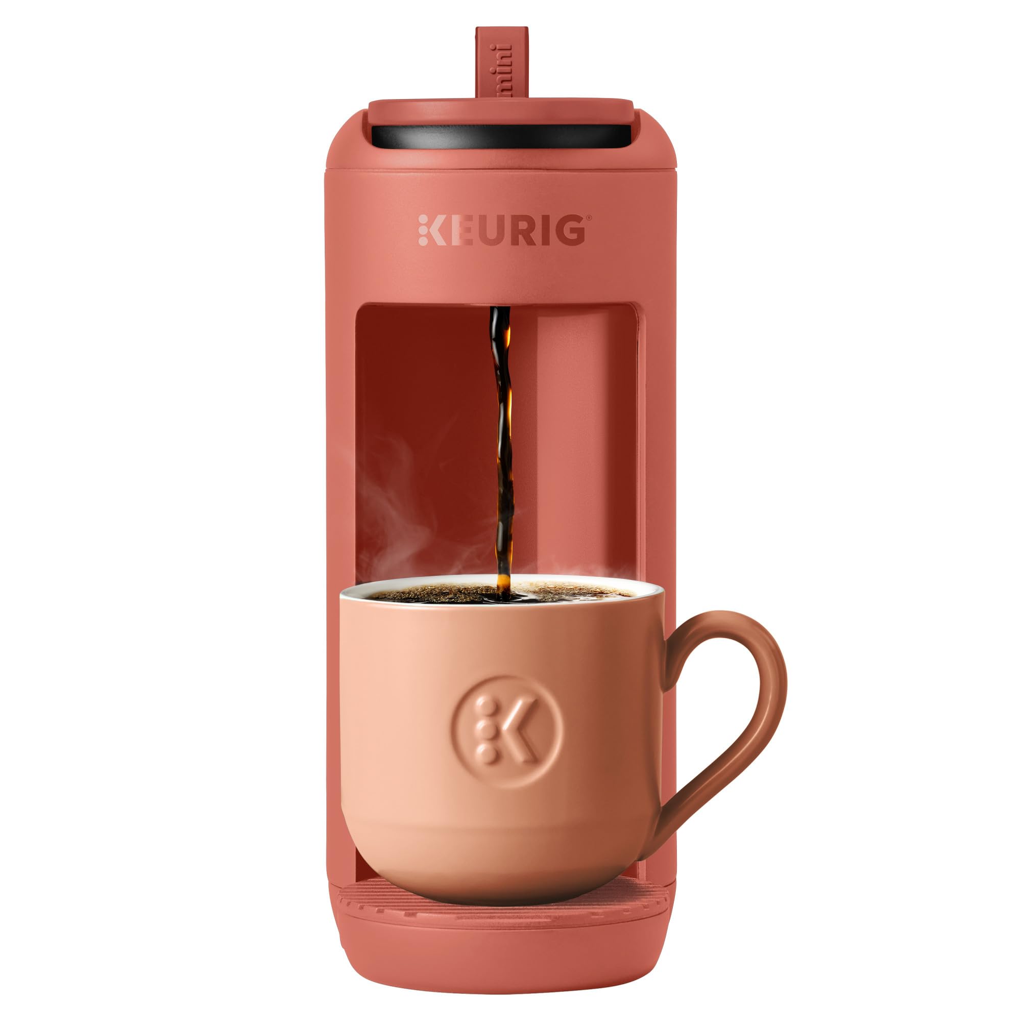 Keurig K-Mini Mate Single Serve K-Cup Pod Coffee Maker, Brews Up to 12 oz Cup, Compact Portable Coffee Machine for Small Spaces, Great for Dorms & Offices, Pink Sands Dormly