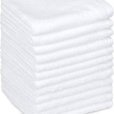 Amazon basics cotton washcloths, Lightweight quick-dry, 12