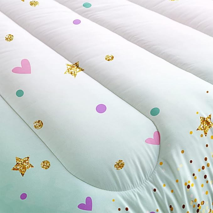CVHOUSE Butterfly Bedding Set - King Size Comforter Set with 1 Comforter and 2 Pillow Cases - 3 Piece