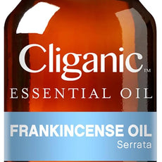 Cliganic Organic Frankincense Essential Oil - Boswellia Serrata, 100% Pure Natural Undiluted, for Aromatherapy | Non-GMO Verified (Packaging May Vary)