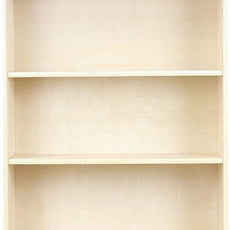 Classic Birch Book Shelf, Wooden Wall Organizer for Books, Toys, Office, and Kids Supplies, Natural (5 Tier - 60