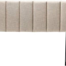 Yongchuang Upholstered Queen Headboard Linen Headboard for Queen Size Bed Adjustable Height Modern Head Board Panel Oatmeal