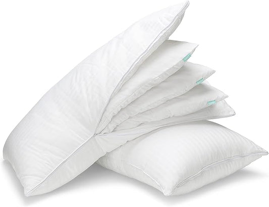 EverSnug Adjustable Layer Luxury Set of 2 Pillows for Side, Front & Back Sleepers, Cooling Hotel Pillows with 3 Layers, Down Alternative Pillow for Sleeping, Neck & Back Support (King)