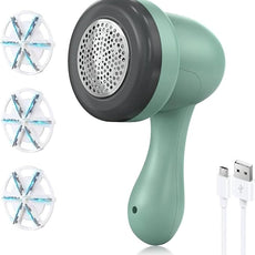 Fabric Shaver, Lint Remover for Clothes, Electric Lint Shaver with 6-Leaf Blades, Sweater Shavers to Remove Pilling for Clothing, Couch, Furniture, Fuzz, Lint Ball, Pillings, USB Rechargeable