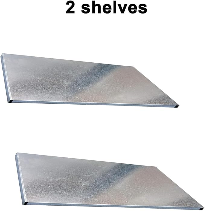 koxuyim Hazardous Storage Cabinets, 18.1" D 23.2" W 35.4" H, Industry Safety Cabinet, Dangerous Storage Explosion Proof Cabinet, 2 Adjustable Galvanized Steel Shelf, 5.3 c.f. (Inside Volume)