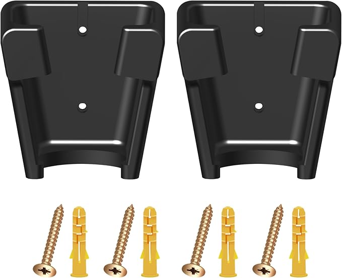 2 Pcs Wall Mount Vacuum Holder/Docking Station with Screws, Fit for Bissell Pet Hair Eraser Handheld Vacuum Models 2390, 2390A, 2284W, 23903 & Auto-Mate Charging Dock, Save Space & Reduce Clutter