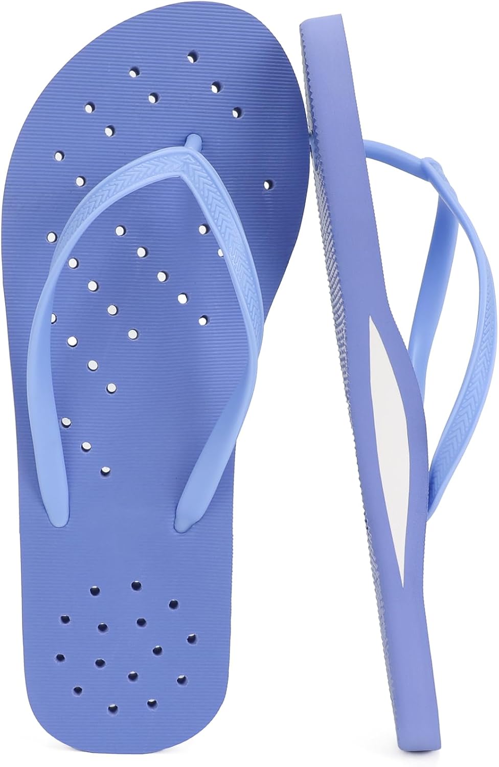 STQ Shower Shoes Women Quickly Dry Arch Support Flip Flops Non Slip Beach Pool Dorm Thong Sandals with Drain Holes