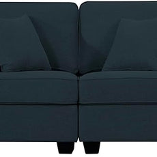 Legend Vansen Modular Sectional Sofa U Shaped Couch with Ottoman Modern Reversible Corner Sectional Couch for Living Room (Charcoal, 2+3 with Ottoman)