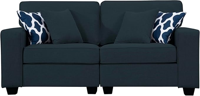 Legend Vansen Modular Sectional Sofa U Shaped Couch with Ottoman Modern Reversible Corner Sectional Couch for Living Room (Charcoal, 2+3 with Ottoman)