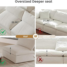 Cloud Modular Sectional Sofa Couch,80.3