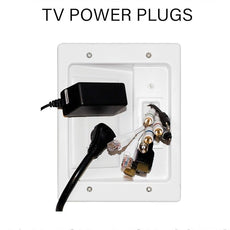 SANUS Ultimate in-Wall Cable Management Kit for Mounted TV & Soundbar - Includes Soundbar & TV Wire Management - Conceals Power, HDMI, Optical, and Low-Voltage Wires Behind Wall Model: WSIWPSB1