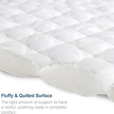 2 Pack Queen Mattres Protector Pad Waterproof Quilted, Soft & Cooling Queen Size Mattress Protector Cover Fitted with Deep Pocket up to 14