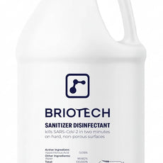 BRIOTECH Sanitizer Disinfectant Hypochlorous, Kill 99.99% of Viruses & Bacteria, Control Mold, Eliminate Odor, Gentle for Nursery & Play Rooms, Food Contact Surface Sanitizer, 1 Gallon Refill
