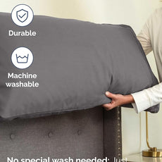 Extra Deep Pocket Twin Sheets - 3 Piece Breathable & Cooling Bed Sheets - Hotel Luxury Bed Sheet Set - Soft, Wrinkle Free & Comfy - Easily Fits Extra Deep Mattresses - Deep Pocket Dark Grey Sheets Set