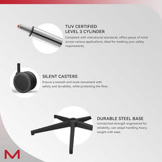 Drafting Chair with Mesh Backrest, Foot Ring,Tall Office Chair with Flip-Up Armrest,Set of 2 Counter Height Office Swivel Standing Desk Chair with Lumbar Support for Home,Office,Bar