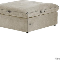 WJShome Ottoman, Modular Sectional Sofa,Minimalist Sofa Couch for Modern Living Room Sofa Sets for Office House