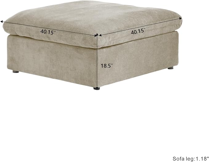 WJShome Ottoman, Modular Sectional Sofa,Minimalist Sofa Couch for Modern Living Room Sofa Sets for Office House