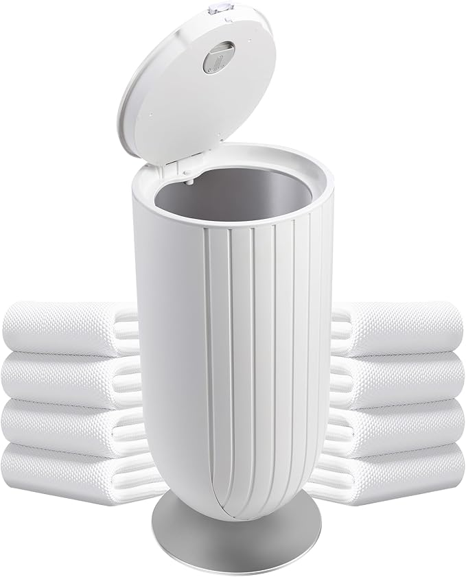 Phantomgogo Electric Towel Warmers for Bathroom Towel Heater Bucket Blanket Warmers for Home Bathrobes Warmer 27L Large Towel Warmer Bucket with Rapid Heating Technology (White)