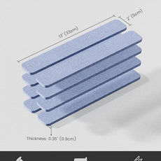 Cork Board Alternative Felt Strip Board 8-Pack 13