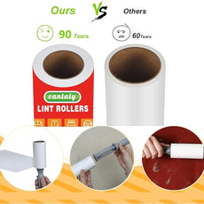 Pet Hair Lint Rollers, 3 Pack, 90 Sheets Each– Reusable Sticky Roller for Pet Hair, Cat & Dog Hair Remover, Lint Remover, Pet Hair Remover for Furniture, Clothing & Cars