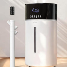 Yokekon Cool and Warm Mist Humidifier Large Room, 4.76Gal/18L Humidifiers for Home 2500 sq ft, Air Humidifiers for Bedroom with Diffuser&Extended Tube, Whole House Humidifiers for Nursery Baby Plants