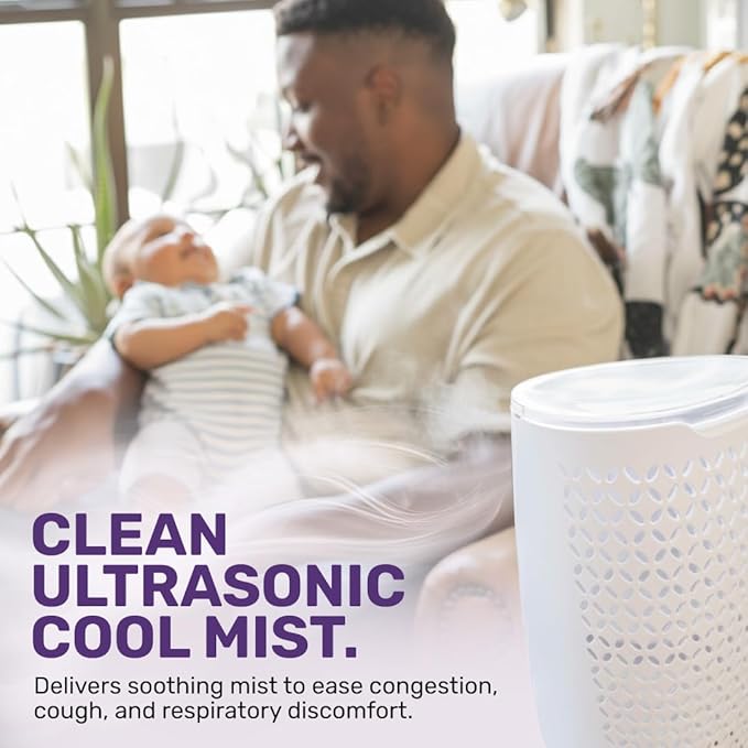 Dr. Noze Best | BreatheEZ - Humidifier | Pediatric ENT-Designed Baby Care | Targeted Humidity | No Standing Water | Clean Mist Humidifier