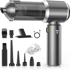 Handheld Vacuum Cleaner, 28000Pa 4 in 1 Handheld Vacuum Cordless, Brushless Motor, One-Touch Dust Removal, 3 Speeds Car Vacuum Cleaner Portable Cordless, Ideal for Office, Home, Kitchen, Car, Pet Hair