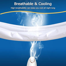 California King Waterproof Zippered Mattress Encasement, Breathable, Noiseless, Machine-Washable Zipped Mattress Cover, Fitting 7