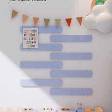 Cork Board Alternative Felt Strip Board 8-Pack 13