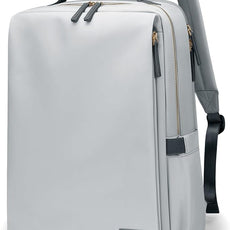 GOLF SUPAGS Stylish Laptop Backpack for Women Airline Approved Perfect for Work College and Travel Multi-Functional Casual Daypack Fits 15.6 Inch Notebook (Pale Grey)