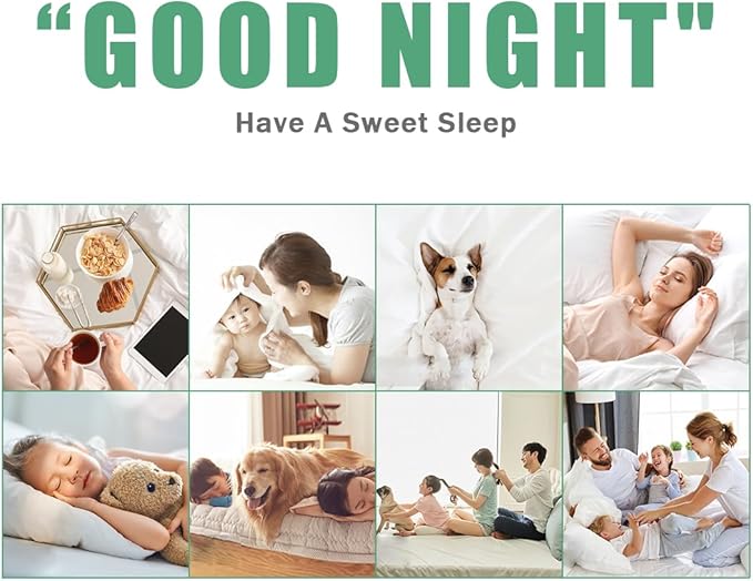 King Size Waterproof Mattress Cover, Premium Terry Top Mattress Cover, Breathable, Noiseless, Cooing & Machine-Washable Bed Cover with 21" Deep Pocket