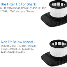 IX140 IX141 IX142 Filters, Lichelete IX141 Filters for Shark Rocket Pet Pro IZ140 IZ140C IZ141C IZ142 UZ145 Stick Vacuums, Part 616FJ140 and 617FJ140, 2 Pack Filter, 4 Pack Foam and Flet Filter Kit