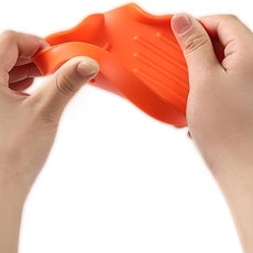 Silicone Bathroom Soap Dishes with Drain Spout-Bathroom and Kitchen Sink Organizer,Sponge Holder,Dish Soap Tray,Perfect for Dispenser,Scrubber,Bottle,Cup on Sink or Counter-Orange 4.9