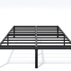 Metal Bed Frame Queen Size - 16 Inch Heavy-Duty Queen Platform Bed Frame No Box Spring Needed, Easy Assembly, Noise-Free, Sturdy Mattress Foundation, Underbed Storage Space