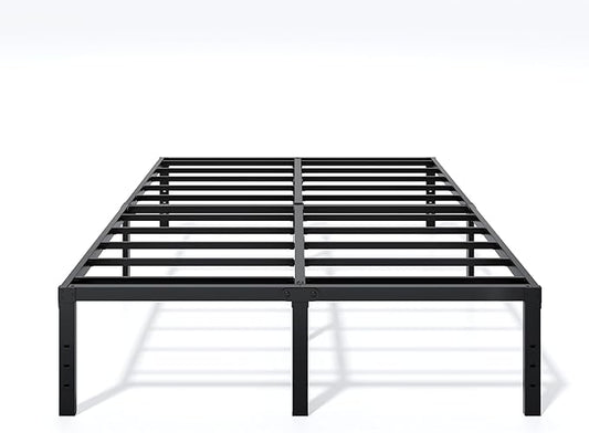 Metal Bed Frame Queen Size - 16 Inch Heavy-Duty Queen Platform Bed Frame No Box Spring Needed, Easy Assembly, Noise-Free, Sturdy Mattress Foundation, Underbed Storage Space
