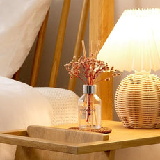 COCODOR Flower Reed Diffuser Set / 3.4oz / Garden Lavender/Scent Diffuser with Sticks Home Fragrance Reed Diffuser for Bathroom Shelf Decor