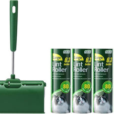 Fedicelly Large Lint Rollers Pet Hair Extra Sticky Furniture,Cat Dog Hair Remover Laundry Clothes Carpet,6.3 inches Wider with 320 Sheets Giant Lint Remover Brush for Couch