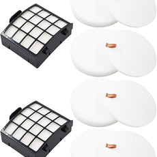 Dttery Filter Replacement for Shark Vertex DuoClean PowerFin Upright Vacuum AZ2000, AZ2000W, AZ2002 Part XFFKAZ2000, XHFAZ2000, 4 Foam, 4 Felt, 2 HEPA Filters