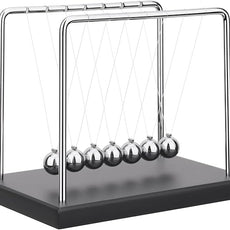 QLKUNLA Newtons Cradle Balance Balls Science Physics Gadget Desktop Decoration Kinetic Motion Toy for Home and Office(7 Beads) (7 Beads)