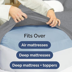 Extra Deep Pocket Twin XL Sheets - 3 Piece Breathable & Cooling Bed Sheets - Hotel Luxury Bed Sheet Set - Soft, Wrinkle Free & Comfy - Easily Fits Extra Deep Mattresses - Heathered Grey Sheets Set