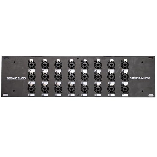 Seismic Audio - SARMSS-24x1530 - 24 Channel XLR TRS Combo Splitter Snake Cable - 15' and 30' XLR trunks