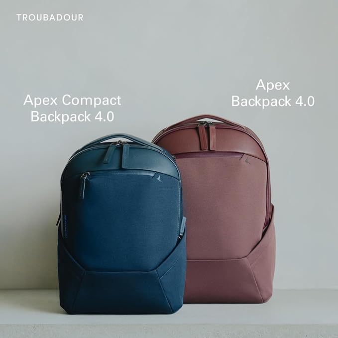 Troubadour Apex 4.0-22L Premium Laptop Backpack - Ergonomic & Water Resistant - Designed for Work and Travel - Green Smoke