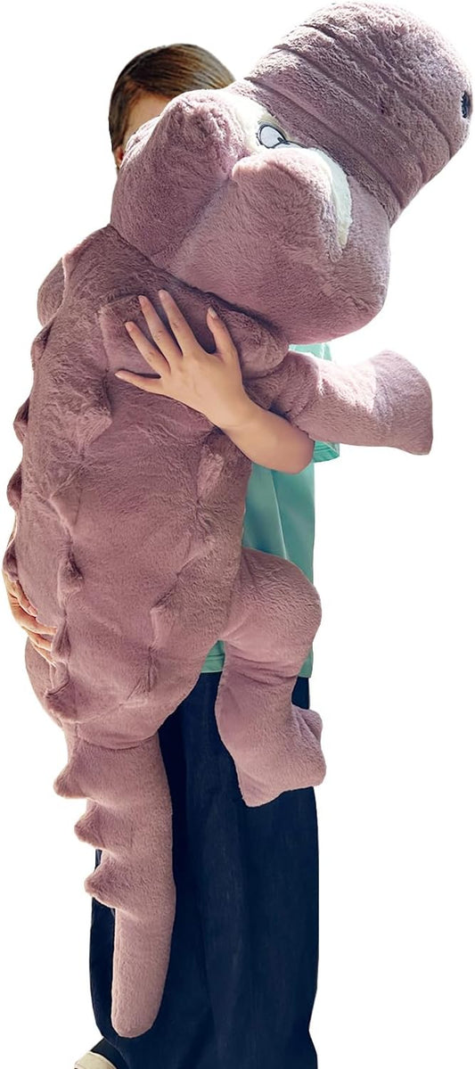 Hofun4U Alligator Plush Pillow, 67 inch Alligator Stuffed Animal, Home Decor Christmas Valentine’s Birthday Gift for Boys Girls Adults Kids (Purple)