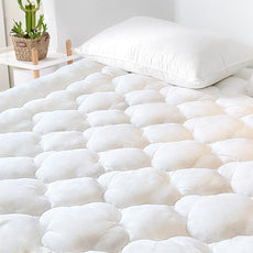 GRT Mattress Pad Cover Rayon from Bamboo California King Size, Extra Thick Quilted Fitted Mattress Topper with 21 Inches Deep Pocket, Cooling Breathable and Noiseless Mattress Cover