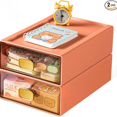 2PACK Stackable Drawer for Desk 6.5