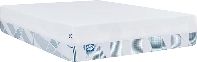 Sealy Dreamlife 3” Gel Memory Foam Queen Mattress Topper with Cooling Cover, SealyComfort Gel Foam, SealyCool Stretch Knit Cover with Corner Straps