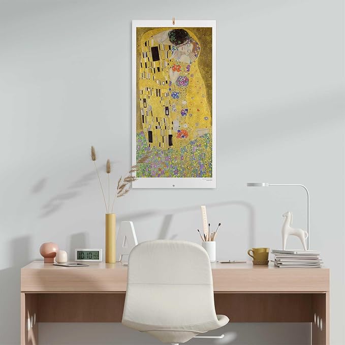 Art Wall Calendar 2026 12" x 12" FSC® Plastic Free - Starts Week On Sunday | Family Planner Calendar 2026