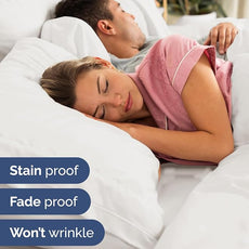 Extra Deep Pocket Twin XL Sheets - 3 Piece Breathable & Cooling Bed Sheets - Hotel Luxury Sheet Set - Soft, Wrinkle Free & Comfy - Easily Fits Extra Deep Mattresses - Deep Pocket Antique White Sheets