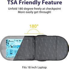 MATEIN 18.4 Inch TSA Approved Backpack, Extra Large 50 L Outdoor Carryon Backpack with Seperated Laptop Compartment, Work Travel Daypack with USB Charging Port, Creative Gifts for Men Women