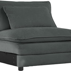 SoarFlash Chenille Sectional Middle Position Sofa,Grey